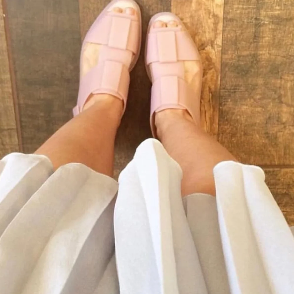 Melissa beach sandals - light pink EUC ;) - Picture 2 of 8